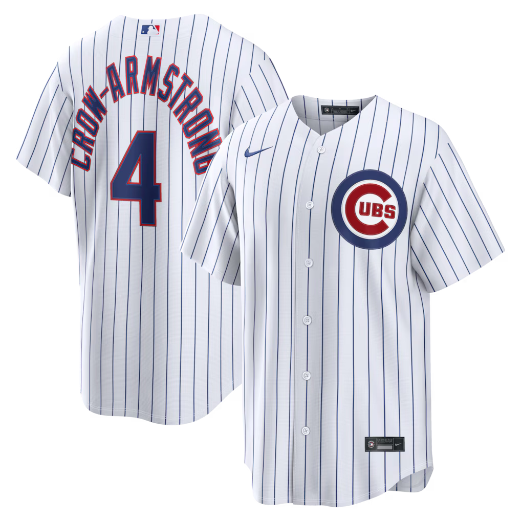 Chicago Cubs White Home Jersey