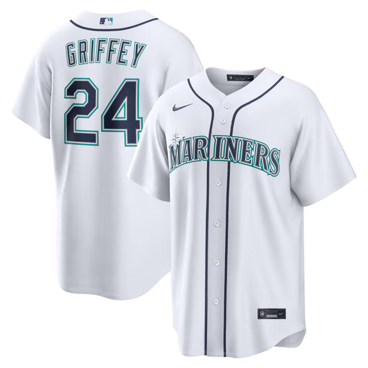 Seattle Mariners White Home Jersey
