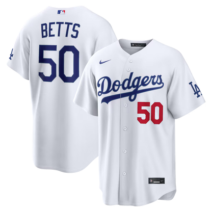 Los Angeles Dodgers White Home Stadium Jersey