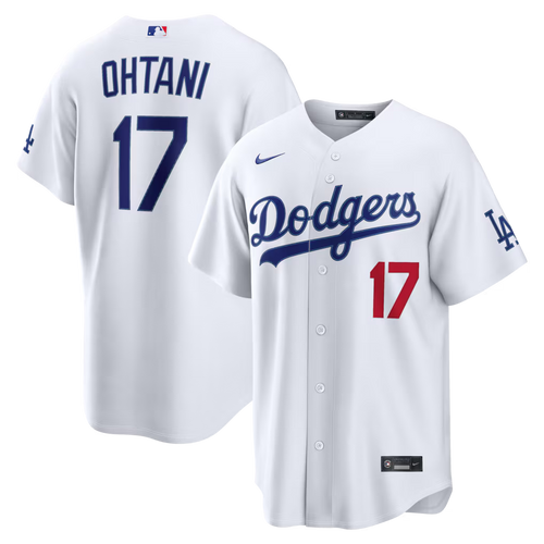 Los Angeles Dodgers White Home Stadium Jersey